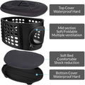 Collapsible Cat Carrier Hard, Travel Pet Carriers Bag for Small Dogs for Car Travel with Ventilation Guinea Pig 2 Small 