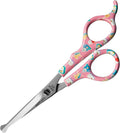 Kenchii Happy Kitty Ball Tip Grooming Scissors for Cats 5.5in