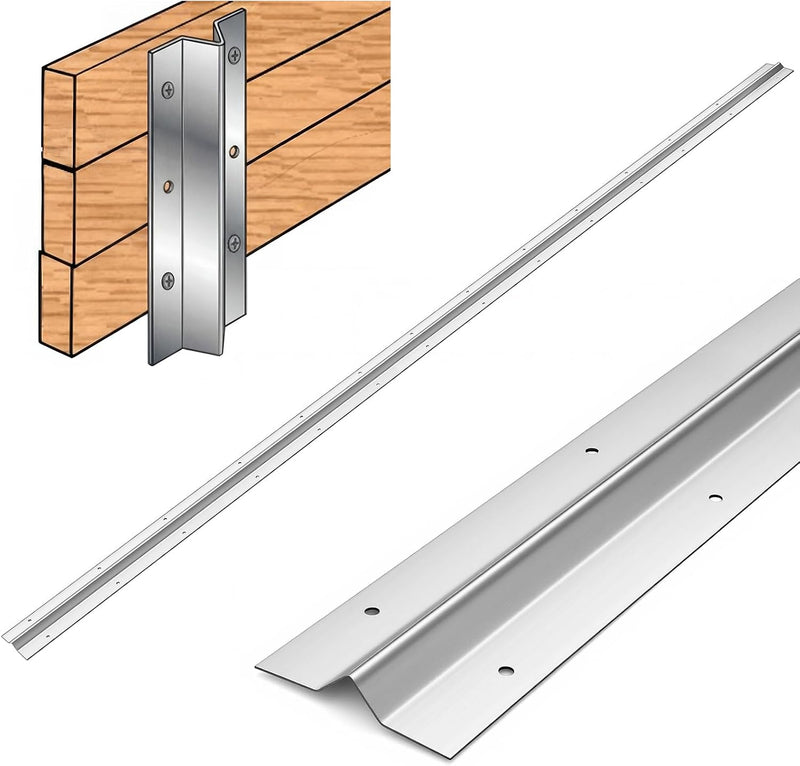 BreezeHug 6 Pcs 7ft Horse Stall Wall Stiffeners Stainless with 180 Screws