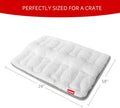 Dog Crate Mat(24" X 18"), Small Dog Bed Pad for Crate