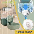 35oz Hanging Automatic Rabbit Water Dispenser, Cage Water Bottle Auto Gravity Pet Water Station for Small Animals, Puppy