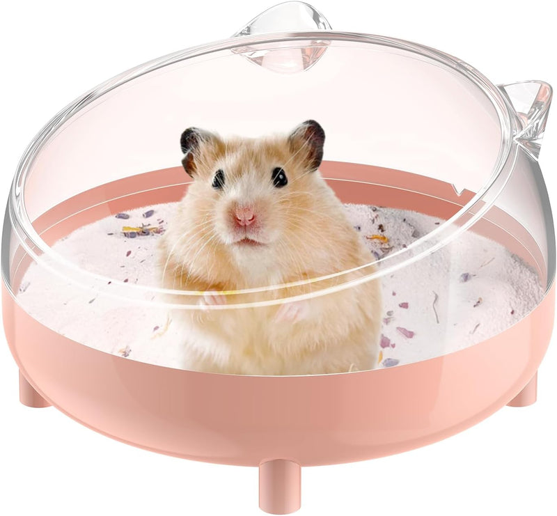 Pawfly Hamster Sand Bath Container, Hamster Sand Bath Box, Hamster Bathtub, Hamster Bathroom, Hamster Toilet, Plastic Du