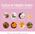 PREGNAPAWS Nipple Soothing Balm for Nursing Dogs & Cats – Lick-Safe, Lanolin-Free, All-Natural Nipple Butter – Soothes Chapped & Cracked Skin – Coconut Oil, Shea Butter, Vitamin E, 2.11 oz