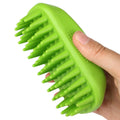 Yintoper Dog Bath Brush, Pet Silicone Shampoo Brush, Rubber Shower Wash Curry Brush for Short Long Haired Dogs Cats Shedding Grooming and Massage, Pet Rubber Brush Removes Loose & Shed Fur