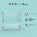Fish Tank Separator 5 Gal, Acrylic Aquarium Divider with Suction Cups