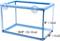 AQUANEAT Fish Tank Breeder 2 pcs Large Mesh Net Fry Saver Aquarium Spawn Hatchery Isolation with Suction Cups