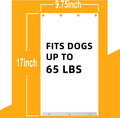 2-Pack Extra Large Transparent Dog Door Replacement Flaps Size 9 3/4" x 17"