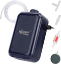 hygger Aquarium Air Pump,Adjustable Oxygen Pump，Silent Powerful Aerator Pump 2W/3W/4.5W/6W/ 1/2 Air Outlets Ultra for Up