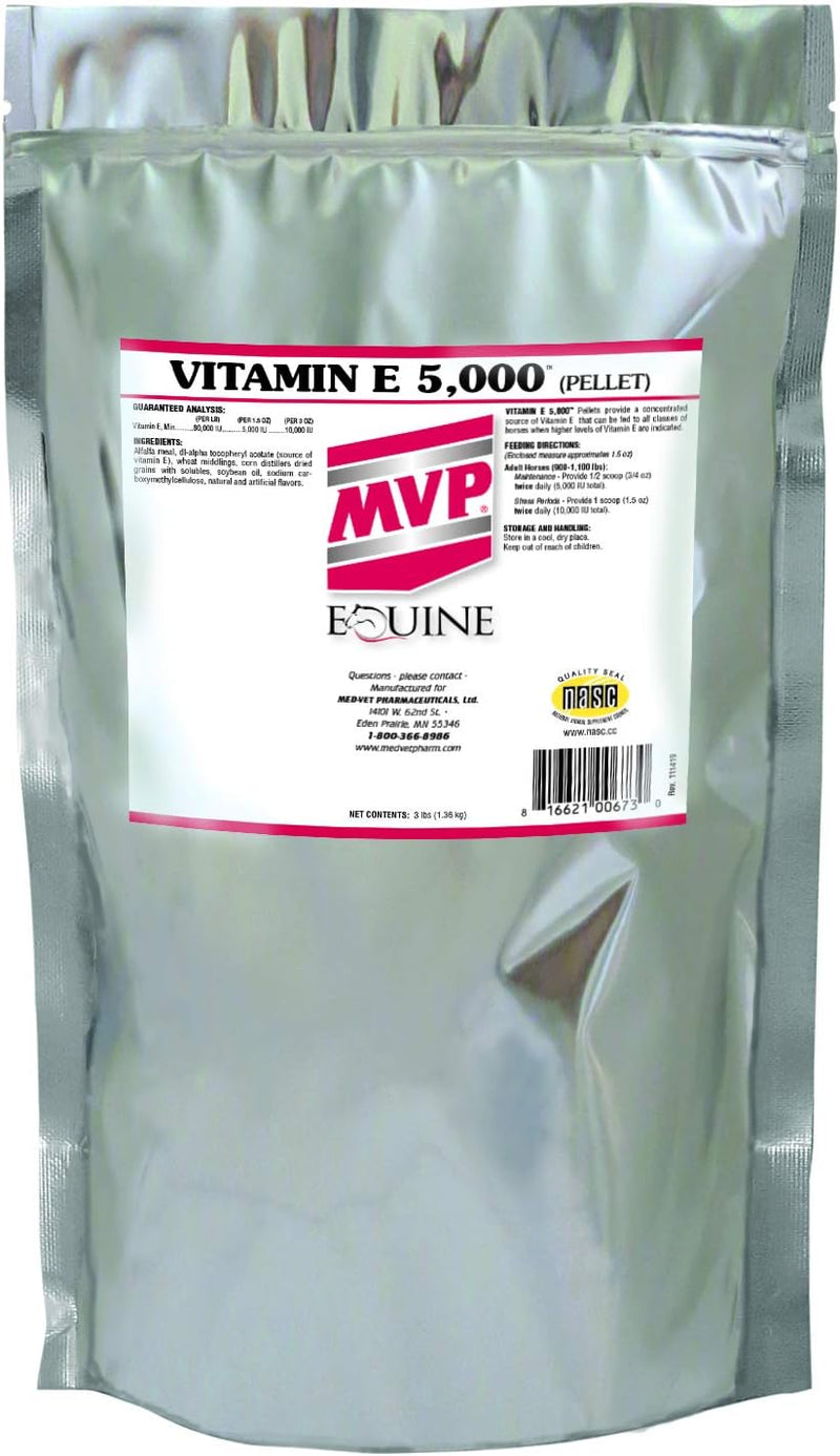 MPV Vitamin E 5,000 Pelleted Vitamin E for Horses