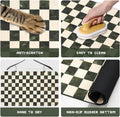 Dog Food Mats for Floors Waterproof, Pet Water Bowl Mats Pet Feeding Absorbent Placemats Plaid 12 * 20 inch
