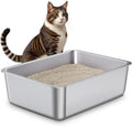 Stainless Steel Litter Box,Metal Cat Litter Box,Medium Cat Litterbox