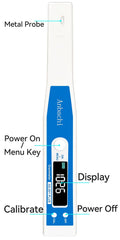 Saltwater Meter Salinity Meter Digital Water Tester Hydrometer Ideal for Hydroponics Aquarium Fish Pond Aquaculture High