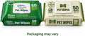 Inspire Naturals Pet Wipes for Dogs and Cats 100% Natural Plant Based with Organic Antioxidants, Dog Wipe Cleaning Deodorizing | Cat Wipes | Puppy Wipes | Dog Wipes for Paws and Butt (200ct - 4 Pack)
