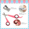 Rabbit Grooming Kit, Rabbit Brush for Shedding with Bunny Nail Clipper, Rabbit Nail Trimmers with Pet Combs for Hamster 