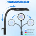 AQUANEAT Clip on Aquarium Light for up to 5 Gal Rimless Fish Tank, Dimmable Small Fish Tank Light USB for Nano Tank