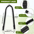 Double Dog Leash, 360° Swivel No Tangl-e Bungee Walking Training Leashes, Comfortable Shock Absorbing Reflective Bungee 