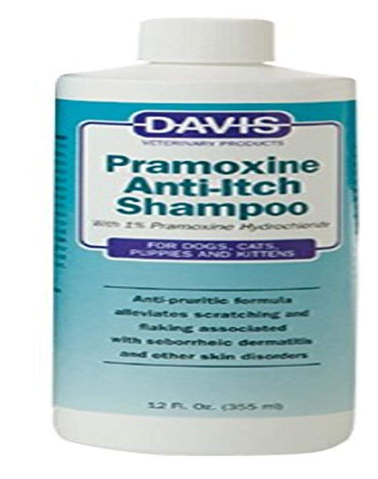Davis Pramoxine Anti-Itch Dog & Cat Shampoo, 12 oz
