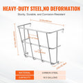 VEVOR Livestock Feeder, 18.5 Gallons Large Capacity, Heavy-Duty Steel Goat Hay Rack, 24.4" Long Wall Mounted Horse Hay H