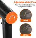 Yaubay 132GPH Manual Aquarium Gravel Cleaner, Fish Tank Siphon Vacuum Cleaner with Adjustable Water Flow for Cleaning Di