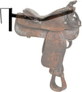 QWORK Saddle Rack, 2 Pack Removable Saddle Rack, Hangs on Stall Walls or Doors, for Western and English Tack Storage