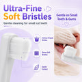 VVHOMIFE Cat Toothbrush for Daily Teeth Cleaning & Oral Care – Soft Bristle Dental Brush with Compact Head, Gentle for Cats & Kittens, Easy Daily Brushing Tool, Loved by Vets and Fur Babies