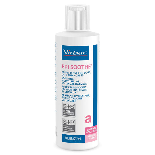 Virbac EPI-SOOTHE® Cream Rinse | Pet Conditioner For Dogs, Cats & Horses (8 oz) - For Dry and Sensitive Skin