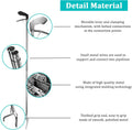 Snake Grabber Tool, 78 Inch Heavy Duty Snake Tongs, Stainless Steel Reptile Catcher Grabber with Anti-Slip Grip, Wide Ja