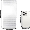 8 Pack Transparent Acrylic Tank Lid with Clips, Aquarium Lid Hood, Fish Tank Top Cover, Breeder Tank Lid, Acrylic Grid P