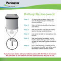 Perimeter Technologies Invisible Fence Compatible R21, R22, R51 and Microlite Dog Collar Battery