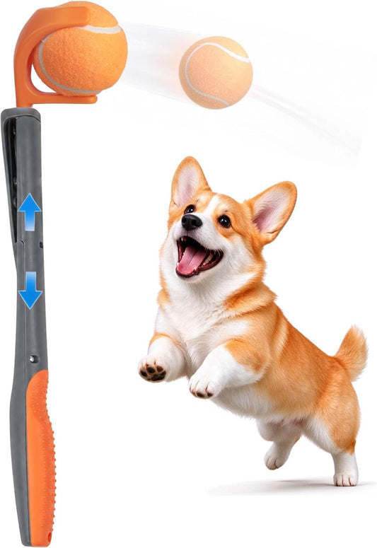 PAWISE Dog Ball Launcher Dog Fetch Toy Dog Tennis Ball Thrower (Large)