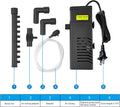 DOMICA 100GPH 5W Internal Aquarium Filter with Aeration System Power Filter for 5 to 15 Gallons Fish Tank, Submersible F
