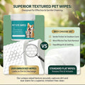 60 Count Eyes Wipes for Dogs & Cats, Tear Stain Remover Pads for Dogs & Cats, Gentle Eye Cleaning Wipes for Pets, Daily 