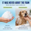 Scrubby Tails Organic Dog Shampoo - Puppy Oatmeal Shampoo for Itchy Skin Relief - Hypoallergenic for Sensitive Skin, for Dogs of All Ages, Deodorizes, Tearless, Made in USA, 16oz (Vanilla Ice Cream)