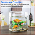 Mini Aquarium Heater 5V/2A USB 10W Small Fish Tank Heater for Tanks 1 Gal