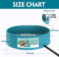 Heated Water Bowl for Dog & Cat, Outdoor Heated Dog Bowl Provides Drinkable Water & Food in Winter, Heated Pet Bowl for 