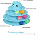 UPSKY Cat Toy Roller 3-Level Turntable Cat Toys with Six Colorful Balls