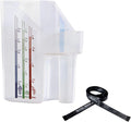 Harrison Howard Feed Scoop for Equine Precision Plastic Measuring Scoop with Measurement Markings Perfect for Stable Use