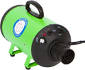 Flying Pig High Velocity Dog Pet Grooming Dryer w/Heater (Model: Flying One, Green)