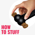 KONG Extreme Goodie Bone, Durable Natural Rubber, Black, for Large Dogs