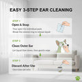 zimumoda 50 Pcs 2-in-1 Pet Ear Cleaning Cotton Swabs for Dogs & Cats - Essential Oil Infused Cat Ear Cleaner - Gentle Ear Wax Removal - Soothing Itch & Freshness - Individually Wrapped for Easy Use