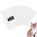 Cat Litter Box Liners for PetSnowy SNOW+ Cat Litter Box, 60 PCS Self-Sealing Waste Drawer Bags for Automatic cat Litter Box (60 Pcs)