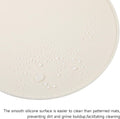 Round Silicone Pet Food Mats for Floor Waterproof, 10in Cat Food Bowl Non Slip Mat Waterproof Non-slip Feeding Bowl Mats
