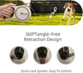 OUTnWILD Retractable Dog Leash - Tangle-Free 360° Design with Anti-Slip Handle | 16 ft Strong Nylon Tape | One Touch Quick-Lock Braking System | for Small/Medium Breeds/Pets Up to 44lbs. (Khaki, M)
