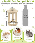 2 in 1 360° Fun Rotating Rabbit Hay Feeder No Waste for Cage