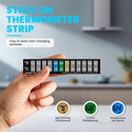 Horizontal Stick On Thermometer Strip, Digital Temperature Display for Fermenting, Brewing, Wine, Beer, Kombucha or Aqua
