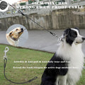 HCY&WLD 16 ft Retractable Dog Leash, Durable Heavy Duty Pet Walking Leash with LED Flashlight & Poop Bag Dispenser, Chew Proof Cable Included, 360° Tangle-Free, Anti-Slip Handle for Pets up to 110 lbs