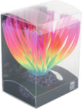 Uniclife Aquarium Imitative Rainbow Sea Urchin Ball Artificial Silicone Ornament with Glowing Effect for Fish Tank Lands
