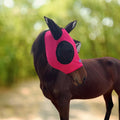 Stretchy Horse Fly Mask with Ears, Extra-Large Eyes & Mane Opening – Soft, Breathable Fly Mask for Horses, Tangle-Free D