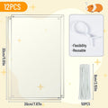 PETKNOWS 12 Pack 11.8 x 7.9 inch Clear Cage Edge Liner Protection for Rabbit