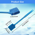 Fish Tank Cleaner with Five Sided Sponge Brush and Long Handle Aquarium Scrubber Alage Scraper for Glass Aquariums Terra